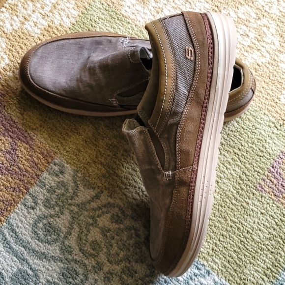 Skechers Landen - Stellar Slip on loafer in brown. - Picture 7 of 11